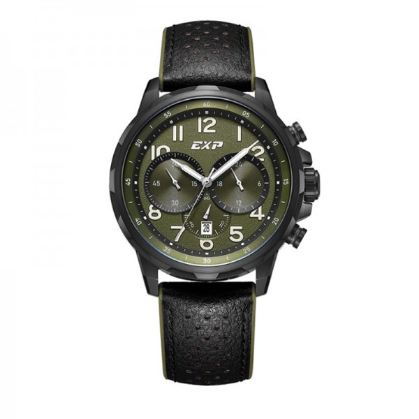 Expedition 6843 Black Green Dial Black Rubber MCRIPGN